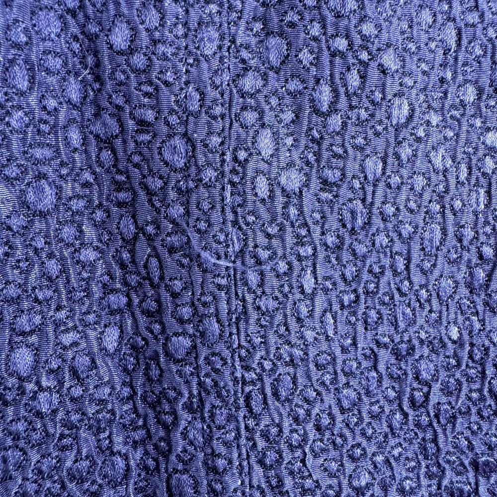 Chico's Purple Silk Blend Open Blazer Cardigan Textured Size 1 or U.S. Medium - Picture 6 of 8